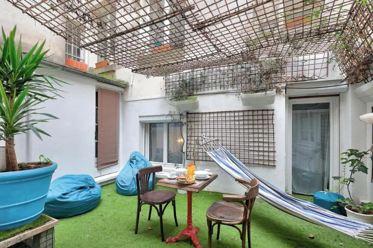 Paris Maison Lombards Terrasse 아파트
